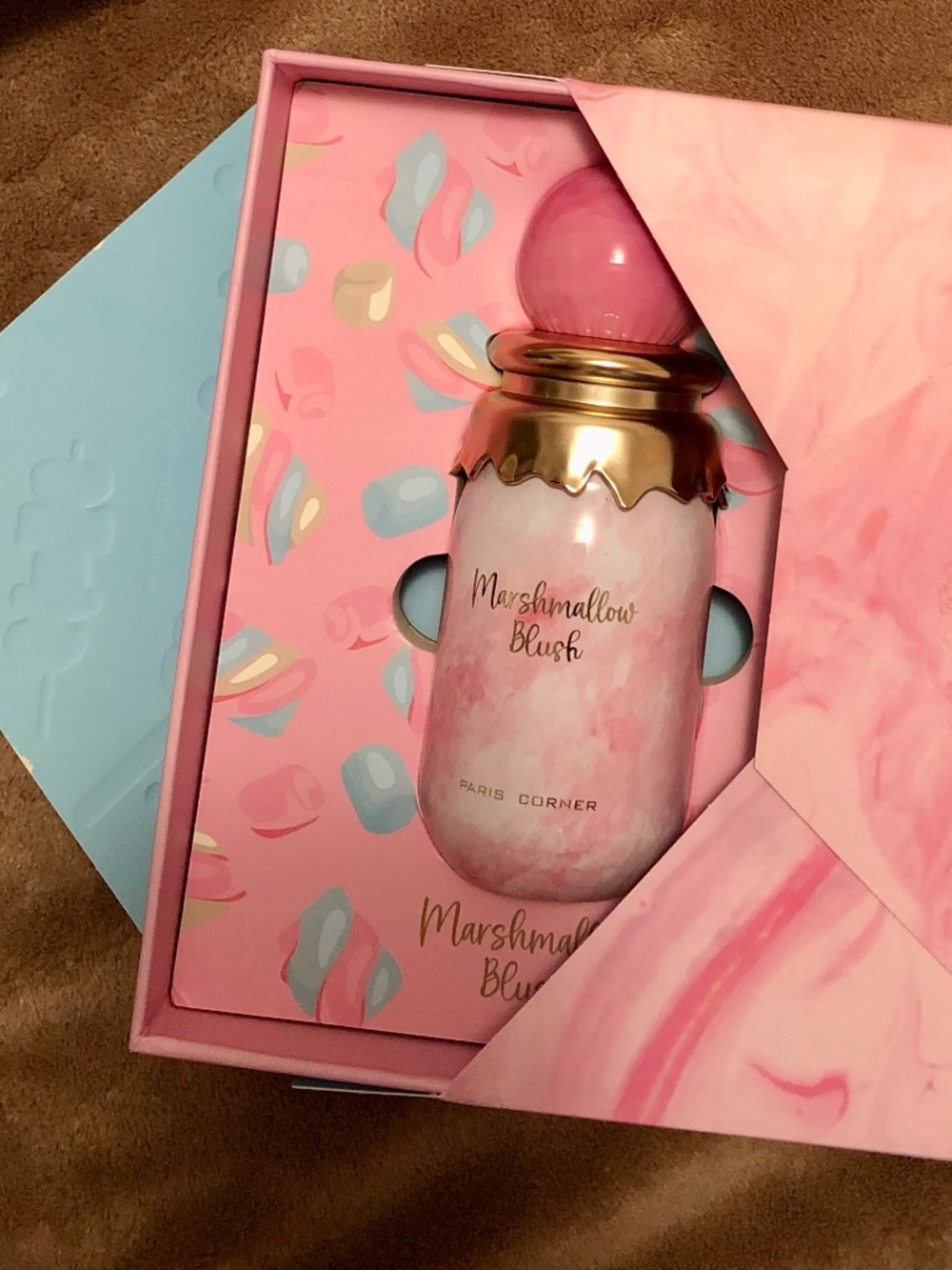$34 marshmallow blush paris corner “new” in box 3.4 ounces